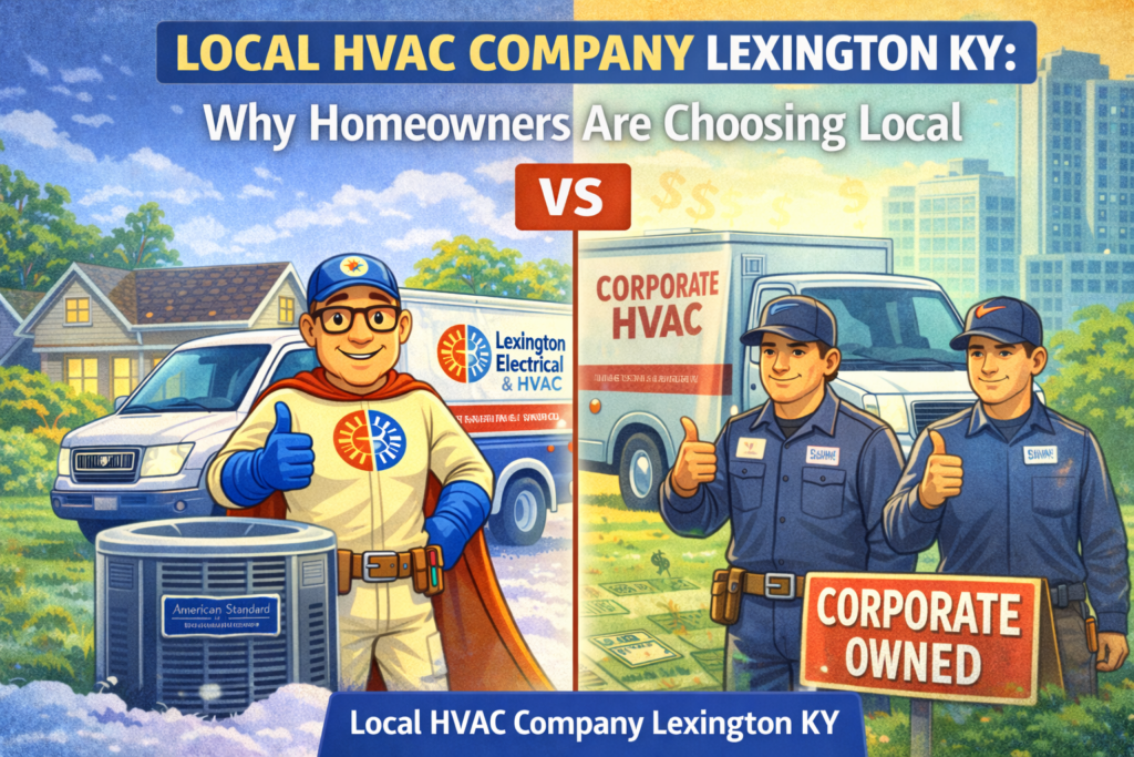 Local HVAC Company Lexington KY vs corporate HVAC companies in Kentucky